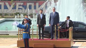 Svečani doček Milatovića